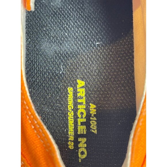 Second / Layer x Article No Sneakers AN1007 Low Top Shoes Orange Mens US 6 - Picture 7 of 7